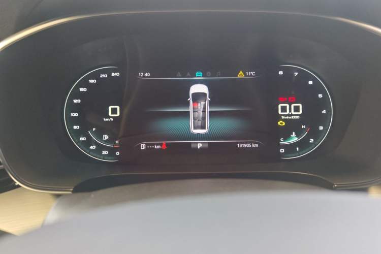 Used Roewe iMAX8 2021 400TGI Flagship Edition Odometer Close Up