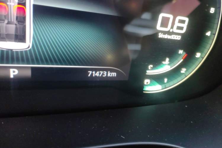 Used Roewe iMAX8 2021 400TGI Supreme Series Prestige Edition Odometer Close Up
