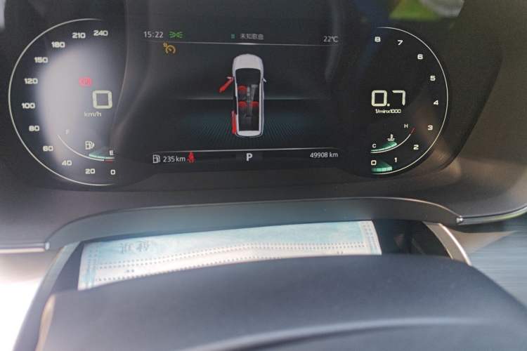 Used Roewe iMAX8 2021 400TGI Supreme Series Lu Zun Edition Odometer Close Up