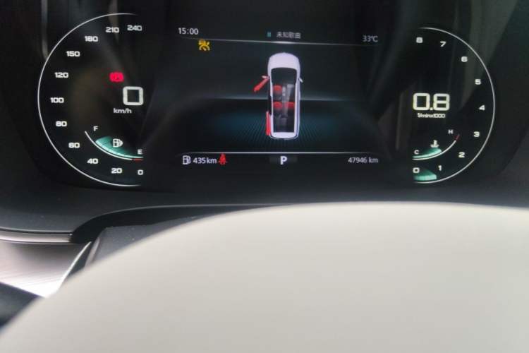 Used Roewe iMAX8 2021 400TGI Supreme Series Prestige Edition Odometer Close Up