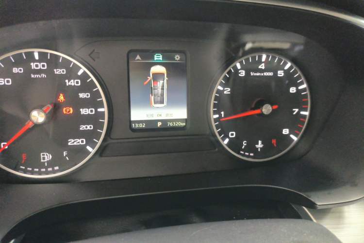 Used Roewe iMAX8 2022 Model 400TGI Exclusive Version for Key Accounts Odometer Close Up
