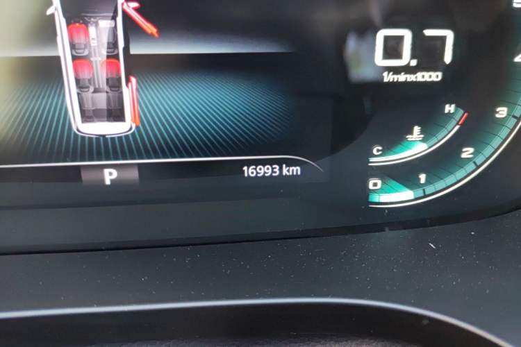 Used Roewe iMAX8 2022 400TGI Prestige Edition Odometer Close Up
