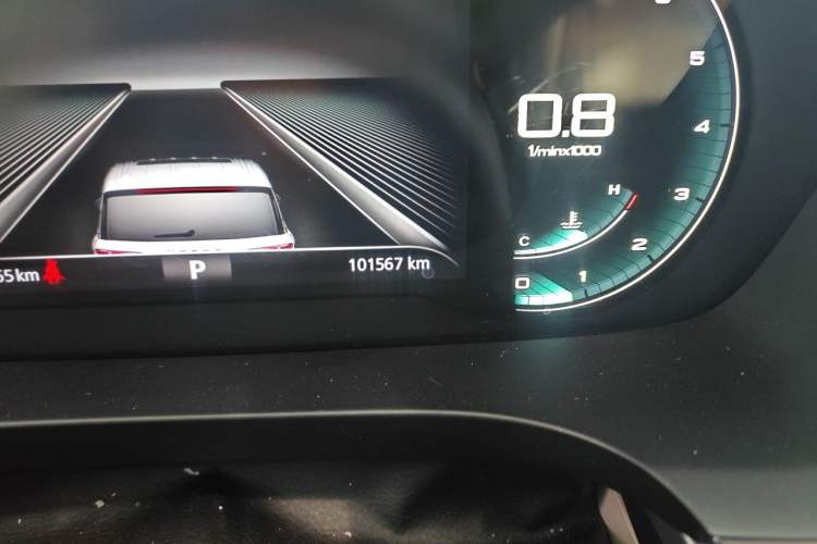Used Roewe iMAX8 2022 400TGI Prestige Edition Odometer Close Up
