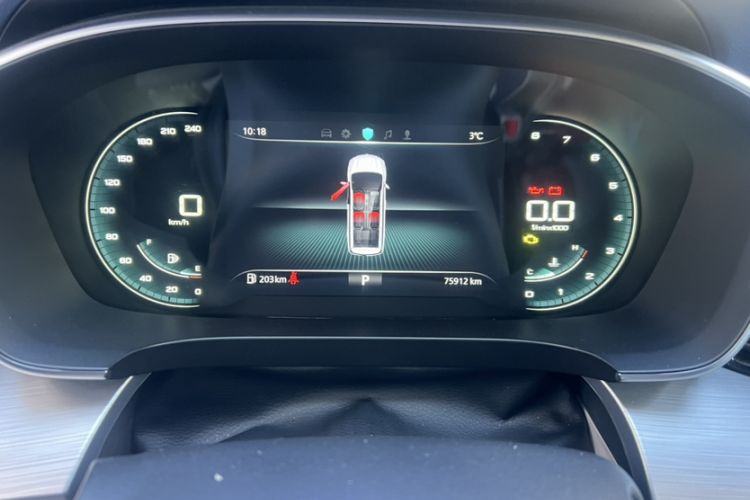 Used Roewe iMAX8 2022 400TGI Prestige Edition Odometer Close Up