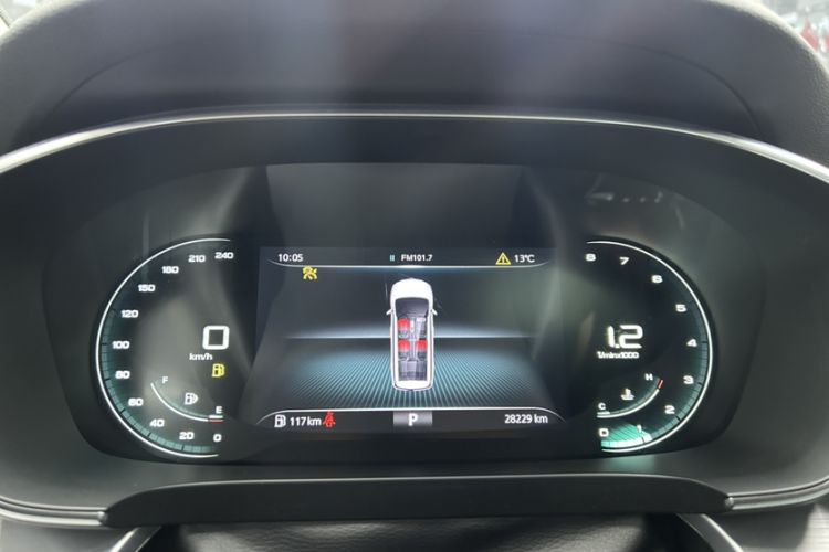 Used Roewe iMAX8 2022 400TGI Prestige Edition Odometer Close Up