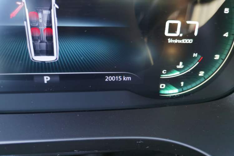 Used Roewe iMAX8 2022 400TGI Prestige Edition Odometer Close Up