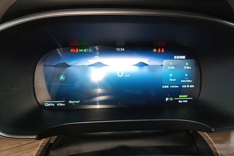 Used Roewe iMAX8 New Energy 2022 First-Class Platinum Edition Odometer Close Up