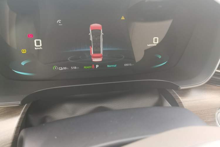 Used Roewe iMAX8 New Energy 2022 Golden Edition Odometer Close Up