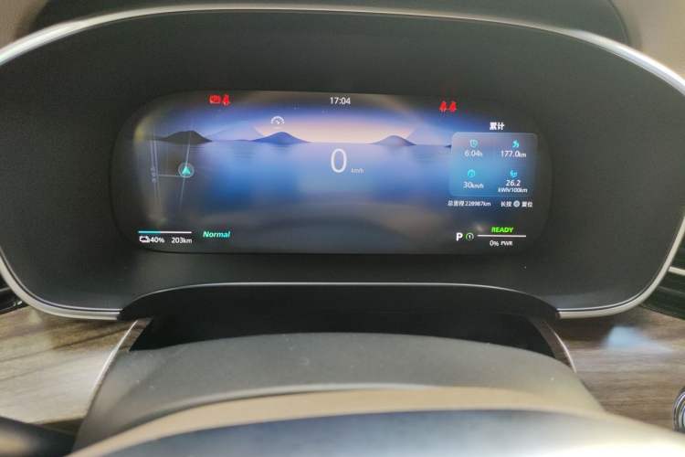 Used Roewe iMAX8 New Energy 2022 First-Class Platinum Edition Odometer Close Up