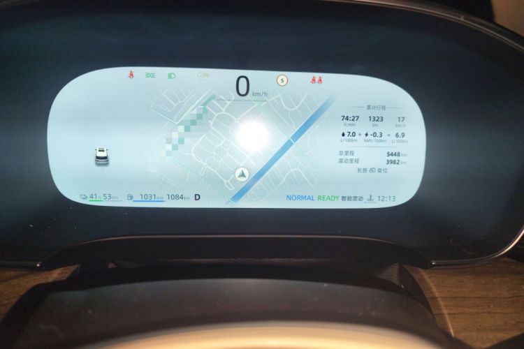 Used Roewe iMAX8 New Energy 2025 1.5T DMH Lu Zun Deluxe Edition Odometer Close Up