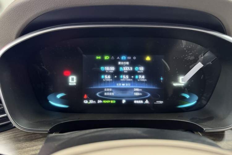Used Roewe iMAX8 New Energy 2025 1.5T DMH Lu Zun Deluxe Edition Odometer Close Up