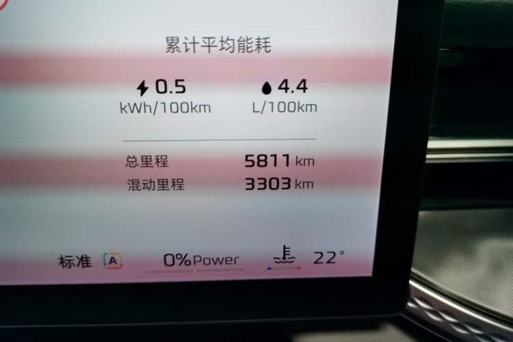 Used Roewe M7 DMH 2025 Model 160km Comfort Version Odometer Close Up