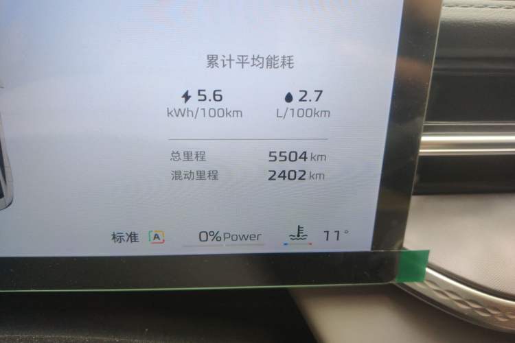 Used Roewe M7 DMH 2025 Model 160km Enjoyment Version Odometer Close Up