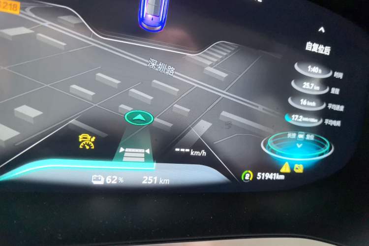 Used Roewe MARVEL X 2018 Rear-Drive Model Odometer Close Up