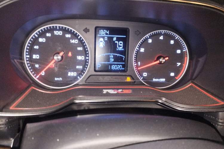 Used Roewe RX3 2018 1.6L CVT Internet Smart Edition Odometer Close Up