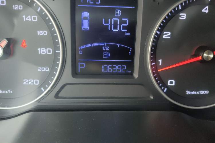 Used Roewe RX3 2018 1.6L CVT Flagship Edition Odometer Close Up