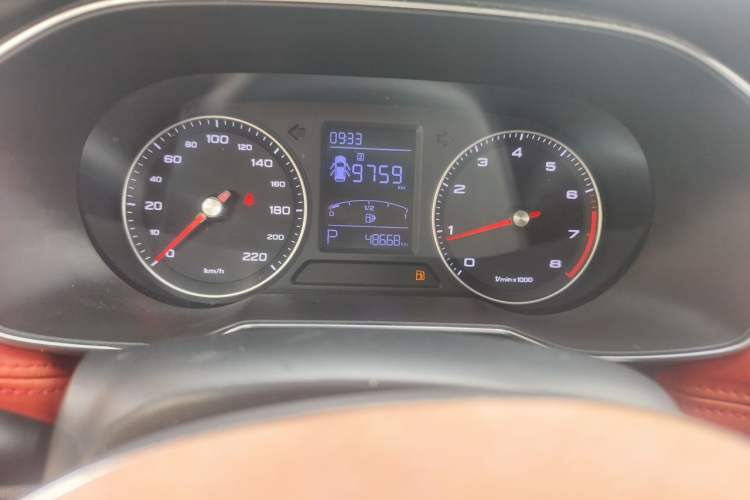 Used Roewe RX3 2018 1.6L CVT Flagship Edition Odometer Close Up
