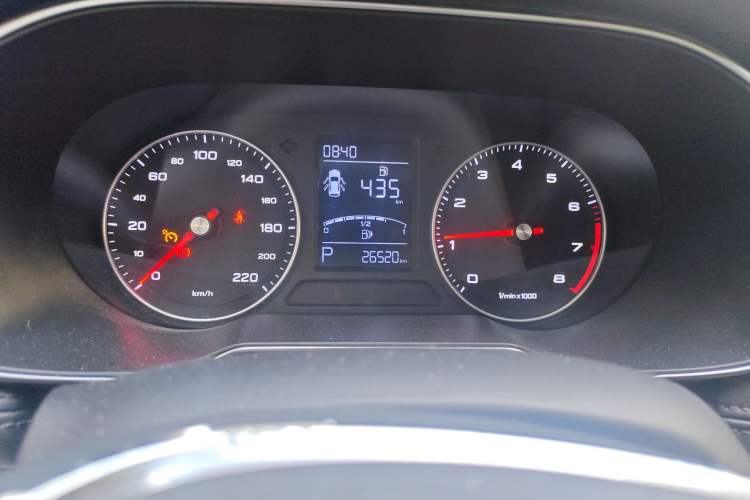 Used Roewe RX3 2018 1.6L CVT Internet Smart Edition Odometer Close Up