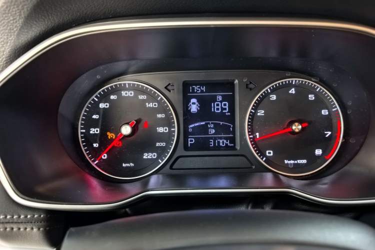 Used Roewe RX3 2018 1.6L CVT Flagship Edition Odometer Close Up