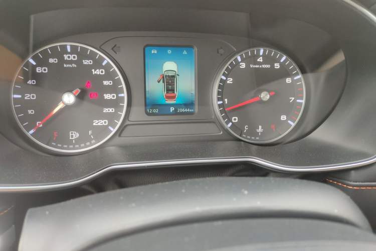 Used Roewe RX3 2021 PRO 1.6L CVT Elite Model Odometer Close Up