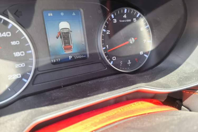 Used Roewe RX3 2021 PRO 1.6L CVT Elite Model Odometer Close Up