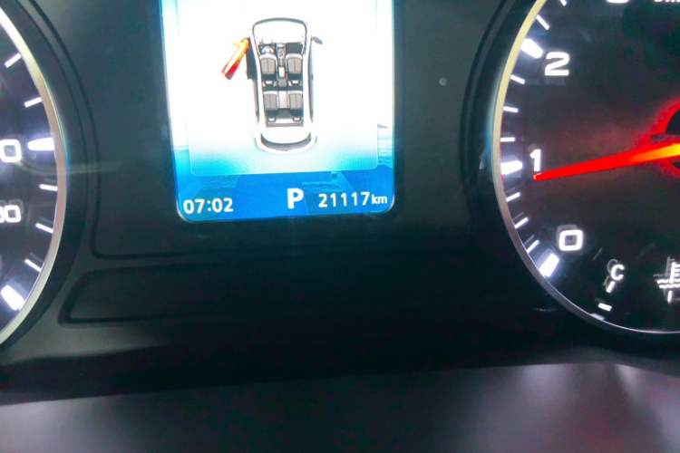 Used Roewe RX3 2021 PRO 1.6L CVT Elite Model Odometer Close Up