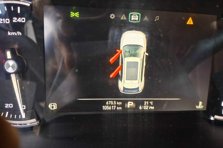 Used Roewe RX5 2016 30T Four-Wheel Drive Automatic Internet Smart Luxury Edition Odometer Close Up