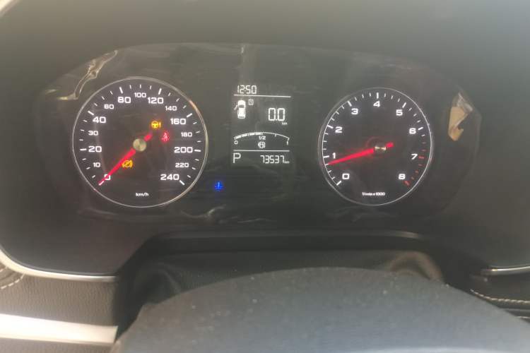 Used Roewe RX5 2016 20T Two-Wheel Drive Automatic Flagship Edition Odometer Close Up