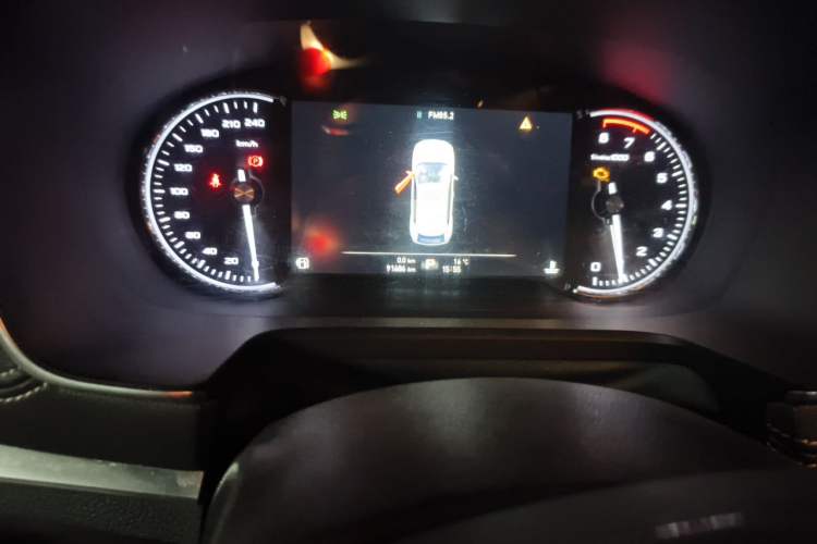 Used Roewe RX5 2016 30T Two-Wheel Drive Automatic Internet Smart Edition Odometer Close Up