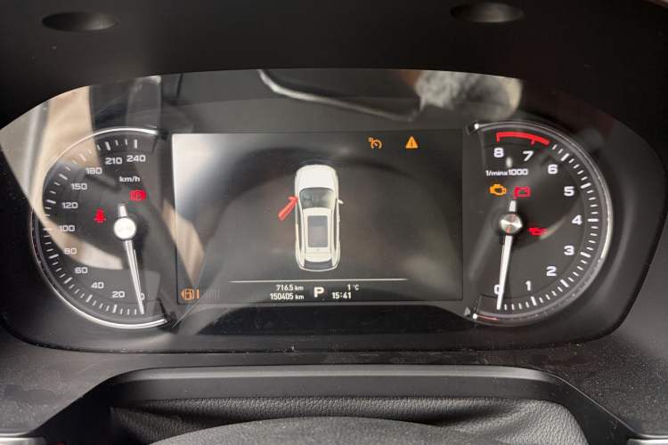 Used Roewe RX5 2016 30T Four-Wheel Drive Automatic Internet Smart Luxury Edition Odometer Close Up