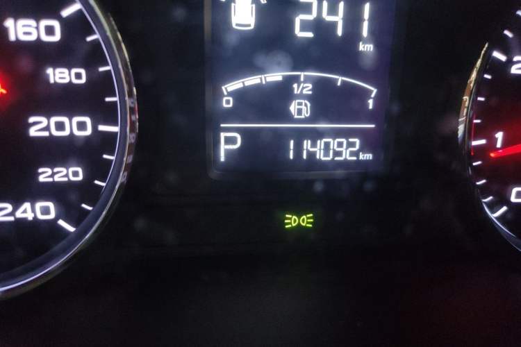 Used Roewe RX5 2017 20T Two-Wheel Drive Automatic Internet Elite Edition Odometer Close Up