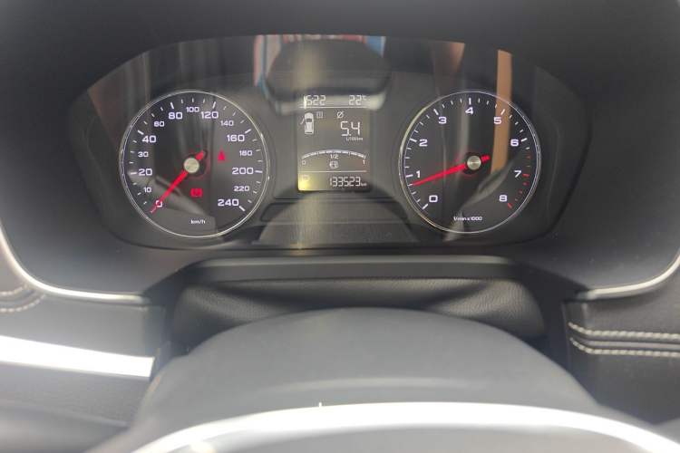 Used Roewe RX5 2018 20T Two-Wheel Drive Automatic Internet Smart Edition Odometer Close Up