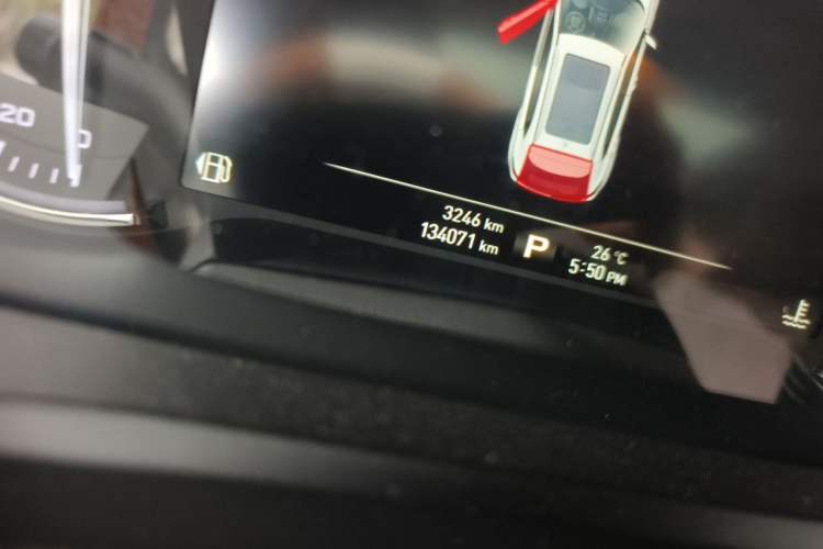 Used Roewe RX5 2018 20T Two-Wheel Drive Automatic Internet Smart Luxury Edition Odometer Close Up
