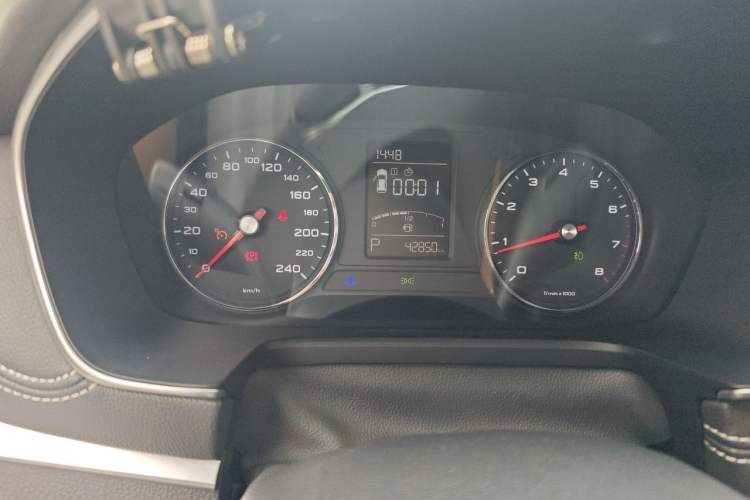 Used Roewe RX5 2018 20T Two-Wheel Drive Automatic Flagship Edition Odometer Close Up