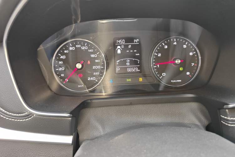 Used Roewe RX5 2018 20T Two-Wheel Drive Automatic Internet Smart Edition Odometer Close Up