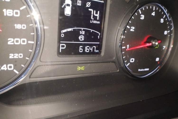 Used Roewe RX5 2018 20T Two-Wheel Drive Automatic Internet Smart Edition Odometer Close Up