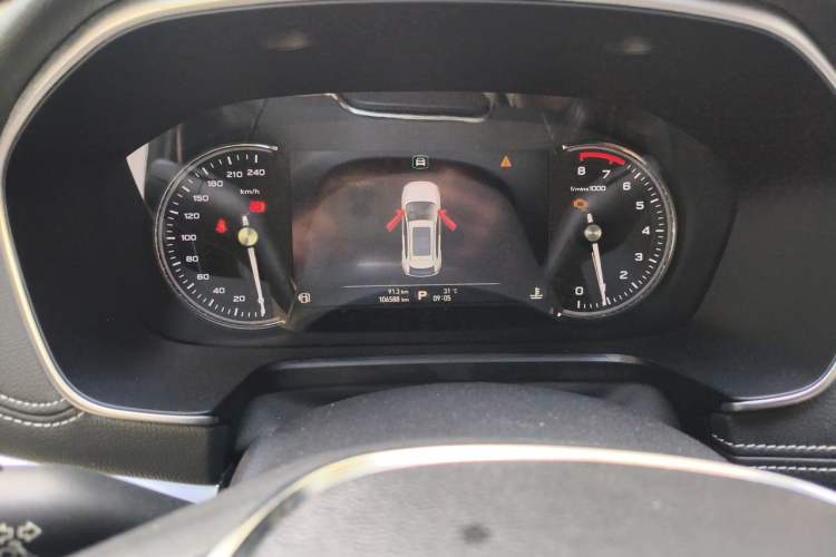 Used Roewe RX5 2018 30T Two-Wheel Drive Automatic Internet Platinum Edition Odometer Close Up