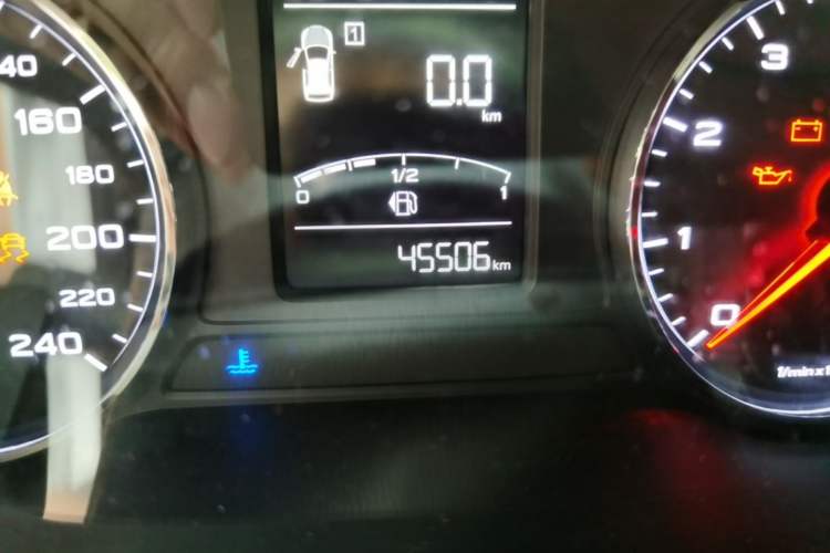 Used Roewe RX5 2019 20T Two-Wheel Drive Manual 4G Connect Platinum Edition Odometer Close Up
