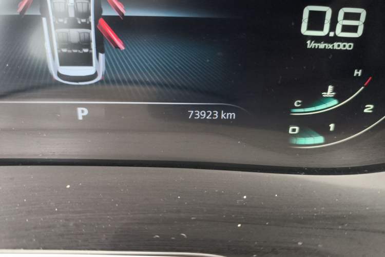 Used Roewe RX5 2020 PLUS 300TGI Automatic Ali National Trend Flagship Edition Odometer Close Up