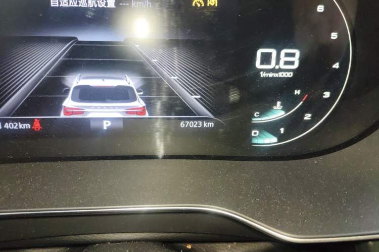 Used Roewe RX5 2020 PLUS 300TGI Automatic Ali National Style Ronglin Edition Odometer Close Up