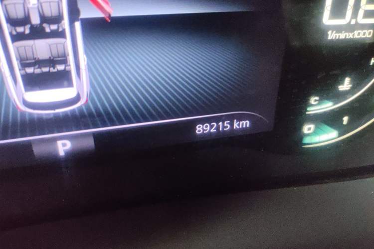 Used Roewe RX5 2020 PLUS 300TGI Automatic Ali National Style Ronglin Edition Odometer Close Up