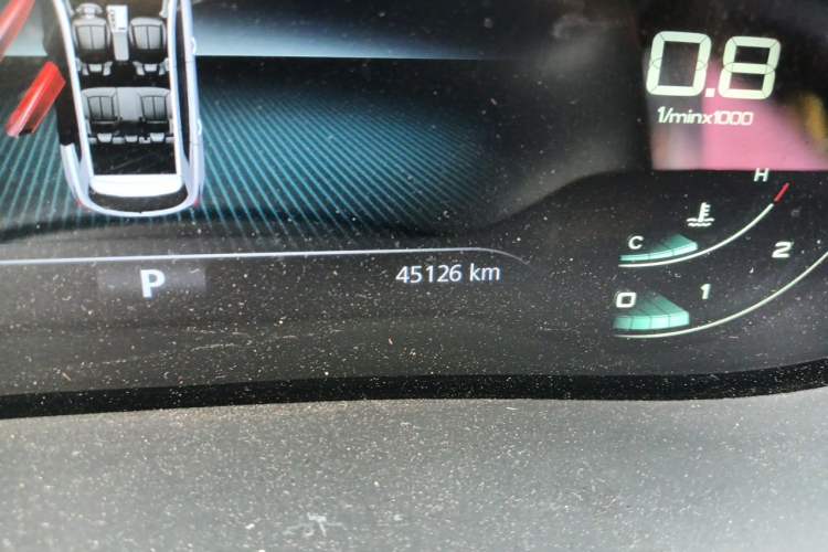 Used Roewe RX5 2020 PLUS 300TGI Automatic Ali National Trend Flagship Edition Odometer Close Up