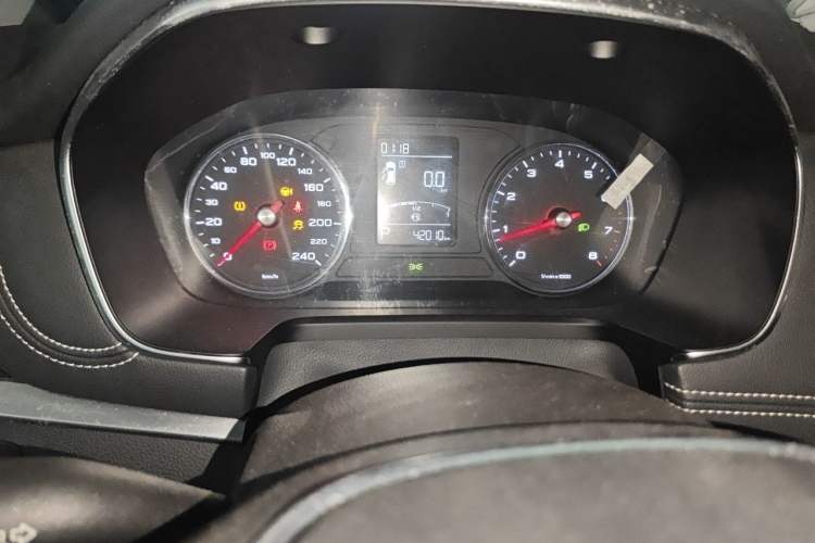 Used Roewe RX5 2020 20T Automatic 4G Connect Superior Flagship Edition Odometer Close Up