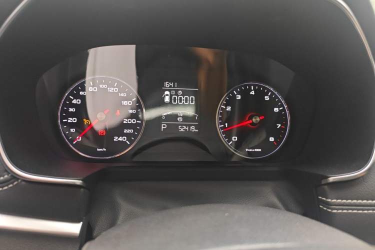 Used Roewe RX5 2020 20T Automatic 4G Connect Superior Flagship Edition Odometer Close Up