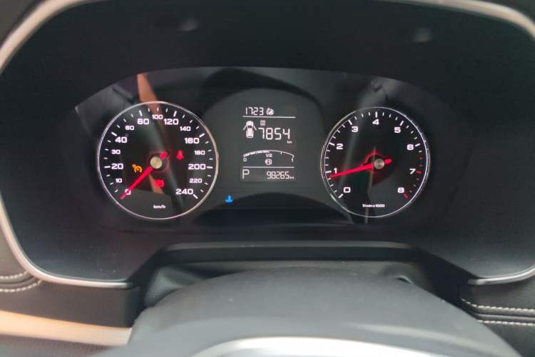 Used Roewe RX5 2020 20T Automatic 4G Connect Superior Flagship Edition Odometer Close Up