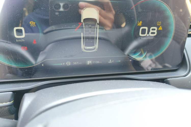 Used Roewe RX5 2021 PLUS 330TGI Automatic National Trend Intelligent Deluxe Edition Odometer Close Up