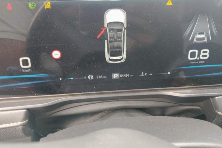 Used Roewe RX5 2021 PLUS 330TGI Automatic National Trend Intelligent Deluxe Edition Odometer Close Up