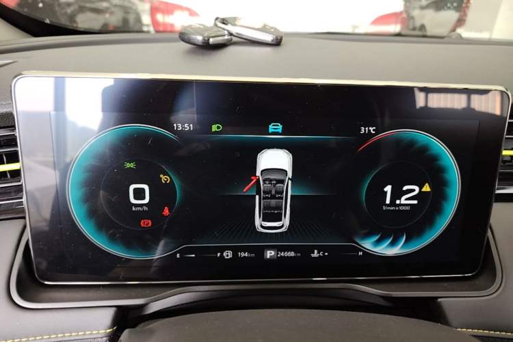 Used Roewe RX5 2021 PLUS 330TGI Automatic National Style Smart Enjoyment Edition Instrument Cluster