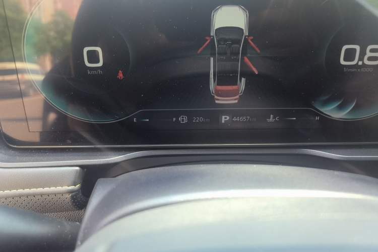 Used Roewe RX5 2021 PLUS 330TGI Automatic National Trend Intelligent Deluxe Edition Odometer Close Up