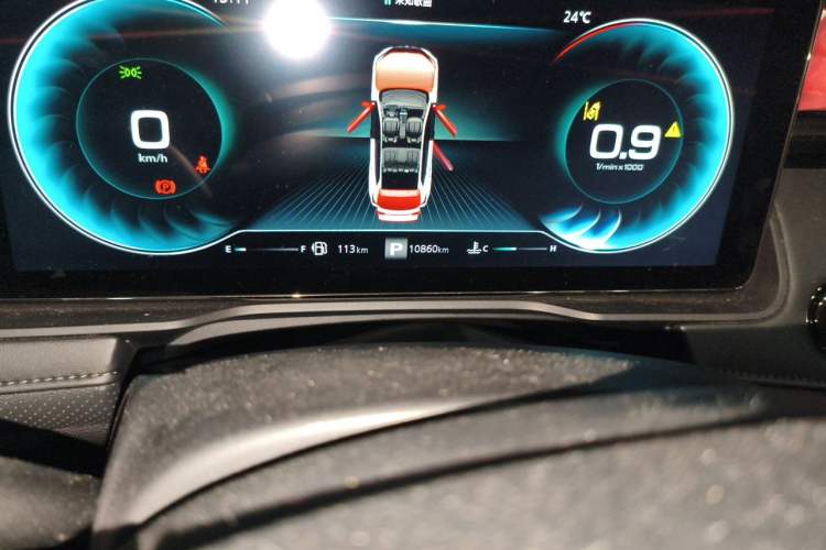Used Roewe RX5 2021 PLUS 330TGI Automatic National Trend Intelligent Deluxe Edition Odometer Close Up